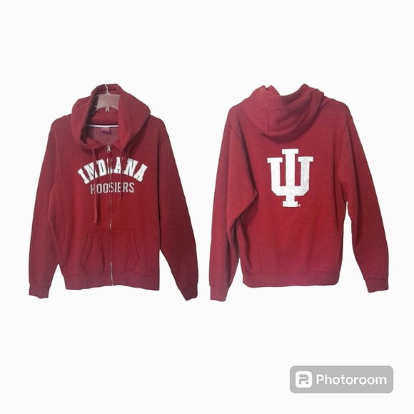 Campus Heritage Tops - Indiana Hoosiers Full-Zip Hoodie, XL